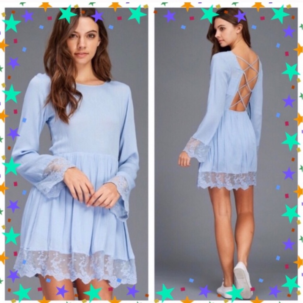 💋Boho Style Open Back Dress